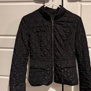 Women's Quilted Black Jacket